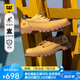 CAT卡特低幫大黃靴休閑皮鞋男士防潑水皮面登山鞋板鞋P111542N3AMC25 黃色 42