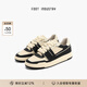 FOOT INDUSTRY 足下工業(yè)「品牌經(jīng)典」90s滑板鞋運(yùn)動(dòng)休閑復(fù)古訓(xùn)練板鞋男女百搭 黑色/米白 43