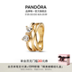 潘多拉（PANDORA）恒耀緞帶蝴蝶戒指金色高級百搭七夕情人節(jié)禮物送女友 多色 163511C01 內(nèi)徑尺寸 54MM