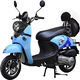杰帆（JF）燃油小龜125cc踏板摩托車踏板車助力車摩托休閑山地沙灘車場地車 小藍人 高配款