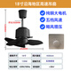 海南吊扇超大風(fēng)力高速空調風(fēng)扇小型家用餐廳靜音吊掛式吊頂電風(fēng)扇 （純銅電機）黑色450mm-5檔壁控
