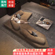 鑫泊莊園巖石沙發(fā)布藝客廳意式風(fēng)現(xiàn)代簡(jiǎn)約佛山大戶型異形雙面橫廳沙發(fā) 組合K（大號(hào)款） 【430*298cm】 高克重雪尼爾面料
