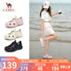 駱駝（CAMEL）洞洞鞋女清涼戶外沙灘鞋厚底包頭涉水溯溪鞋 L25M162035 粉色 37 
