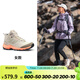 迪卡儂徒步鞋女戶外休閑登山鞋女防滑防水透氣春秋中幫 MH500 淺白堊灰 38