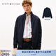 TOMMY HILFIGER25新款秋冬男裝雙面穿商務休閑通勤立領針織開衫外套05935 藏青色DW5 XL （推薦：165-180斤）