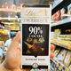 香港代購 進(jìn)口瑞士蓮Lindt特醇黑巧克力排裝90%99%可可黑巧克力 瑞士蓮90可可黑巧克力-100g