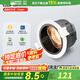 西頓照明（CDN）【全國補(bǔ)】led筒燈嵌入式75mm孔防眩吊頂用無主燈客廳過道天花燈 【RA97全光譜】12w防眩黑 4000K