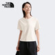 The North Face北面短袖T恤女外速干吸濕透氣短袖83TT 米白色/QLI XL