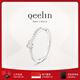 Qeelin七夕禮物 【新品】麒麟官方 Wulu系列 18K白金鑲鉆耳環(huán)(單只) 18K白金