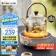 小熊（Bear）電陶爐 迷你煮茶爐 老白茶紅茶普洱養(yǎng)生茶爐小型家用加熱多功能不挑鍋輕音烹煮圍爐煮茶 DTL-J13Z5