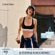 Calvin Klein內(nèi)衣【七夕禮盒明星同款摩登引力帶】女ck輕運動背心文胸F3785AD 001-太空黑 S 推薦70A-75A