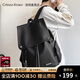 CRTNZO KROEZ輕奢書包2025新款大容量背包雙肩包女大學(xué)生百搭書包電腦包 黑色-CK背包送女友女生學(xué)生禮物小眾百搭高顏值