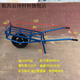 維諾亞獨輪手推車(chē)農用小推車(chē)單輪帶剎車(chē)平板雙輪搬運車(chē)果園拉貨車(chē)雞公車(chē) 平板不帶剎車(chē)充氣輪