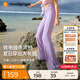 moodytiger女童微喇褲涼感防曬夏款兒童運(yùn)動(dòng)褲休閑高彈長(zhǎng)褲透氣速干修身褲子