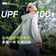 蕉下（beneunder）防曬衣女寬松透氣正肩款便攜防紫外線AS100銀河灰XL