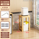 乙方甲方小洗衣機置物架衛生間落地小型支架內衣內褲迷你小吉放置底座架子 加厚整板1層30*30*50-三固-升級