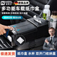 諾蒂爾德國車載紙巾盒扶手箱中央增高墊五合一多功能保護(hù)套水杯架置物盒 豪華加長雙開門收納【帶杯架】