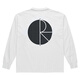 Polar Skate Co Contrast LS Tee 明星同款印花logo滑板長袖T恤潮 白色 L
