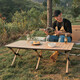 牧高笛（MOBIGARDEN）蛋卷桌 戶外露營野餐輕量家用折疊蛋卷桌山澗L NX25665024 原木色