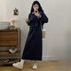 名芮珊女套裝2025新款春季女裝氣質(zhì)兩件套微胖安可雷穿搭女春秋大碼胖mm 深藍衛衣+半身裙 2XL 【建議140-160斤】