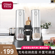 CLITON電動胡椒研磨器家用外調檔花椒海鹽電動研磨器廚房胡椒粉研磨瓶罐