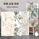 法式花磚600X1200大板地磚廣東佛山瓷磚廚衛生間亮面網(wǎng)紅全瓷墻磚 亮面花磚系列 600x1200-物流費咨詢(xún)客服