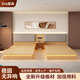 酒店床賓館專(zhuān)用床家具標間全套民宿床箱標準雙床組合定制公寓客房 1.5米床箱+靠背【落地床靠】