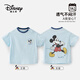 迪士尼兒童短袖T恤女童衣服夏季薄款米奇艾莎瘋狂動(dòng)物城上衣男寶寶童裝 米奇藍 100