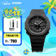 卡西歐（CASIO） G-SHOCK GA-2100運(yùn)動八王子防水男士手表 石英手表 GA-2100-1A1PR【XG同款】
