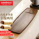 金灶（KAMJOVE）茶盤托盤家用現(xiàn)代簡約小型直排實木功夫茶具套裝托盤木茶托茶臺 方舟古花木-單茶盤