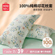 名創(chuàng)優(yōu)品（MINISO）100%純棉枕套一對裝 全棉新疆棉枕芯保護(hù)套枕頭套一對48x74cm