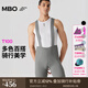 MBO雙箭頭背帶騎行短褲男款T100春夏騎行服公路山地自行車(chē)穿戴裝備 25款-煙熏灰 XL