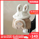 viney玩偶包包女包單肩斜挎包可愛兔子包生日七夕情人節(jié)禮物送女友老婆 【棕色】實用女生高級感洋氣鏈條手提毛絨包