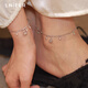 LnieerS925銀鈴鐺腳鏈女2025新款爆款小眾設(shè)計(jì)感足鏈時(shí)尚性感裸鏈腳飾品 鈴鐺腳鏈【925銀】