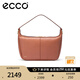 愛步（ECCO）七夕禮物 單肩包 2025新款輕奢牛皮手提包女包 小號肩背包9108224 棕色910822490768