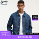 DENHAM x ARMOR LUX男士經(jīng)典簡(jiǎn)約條紋口袋剪刀牛仔夾克 藍(lán)色 M