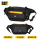 卡特（CAT）胸包潮斜挎包大號腰包運動(dòng)大容量外掛單肩包戶(hù)外個(gè)性創(chuàng  )意黑84841