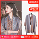 CRANTA KOMEIA披肩女2025新款外搭圍巾夏季空調(diào)房圍脖保暖生日禮物送女友 莫蘭迪粉 高級感輕奢ck風送女朋友老婆實用