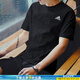 阿迪達(dá)斯（adidas）短袖T恤男 25夏季新款休閑基礎(chǔ)款健身透氣寬松圓領(lǐng)運(yùn)動(dòng)服上衣 黑色-棉質(zhì)透氣/寬松休閑 M （175/96A）