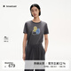 播商場(chǎng)同款Lisa Larson聯(lián)名25春夏新款慵懶感寬松T恤女BDS2YD2505 G10遠(yuǎn)山 XL
