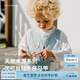white wheat男童2025春季新款女童仿牛仔馬甲寶寶背心外穿兒童坎肩 藍(lán)色 100