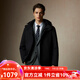 Scofield【防水90鵝絨】男裝24年冬季新款時尚休閑保暖連帽羽絨服 黑色 XL (180)