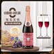 歡樂(lè )鐵塔（Chamei）法國原裝進(jìn)口無(wú)酒精0度氣泡酒紅白葡萄汁有機認證蘋(píng)果汁750ml 紅葡萄汁750mL1瓶 歡樂(lè )鐵塔