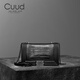 Cuud鱷魚(yú)紋女包輕奢單肩包女牛皮小方包時(shí)尚鏈條斜挎包生日禮物送女友 黑色【送禮品袋】