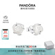 潘多拉（PANDORA）雪映玫瑰耳釘白色優(yōu)雅高級(jí)時(shí)尚小眾母親生日禮物送女友