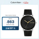 凱文克萊（Calvin Klein）CK手表格調(diào)款皮帶男士腕表生日禮物男25200262