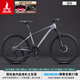 鳳凰（Phoenix）新款山地自行車(chē)RT530鋁架自帶車(chē)燈男女成人學(xué)生變速越野減震單車(chē) 鋁架-順泰27速車(chē)燈把立-深灰 26英寸【建議身高160-180CM】