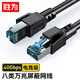 勝為八類(lèi)萬(wàn)兆網(wǎng)線(xiàn)電競級 高速網(wǎng)絡(luò )跳線(xiàn) CAT8類(lèi)純銅雙屏蔽工程家用電腦寬帶連接線(xiàn)黑色0.5米 LC-13005G