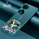 魯深 榮耀70手機殼Honor 70pro手機殼軟殼硅膠素皮榮耀90創(chuàng  )意榮耀90Pro男女商務(wù)外殼華為70鶴殼 榮耀90【青山黛】 素皮CD紋【平安鶴】贈保護膜