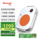 盛美（SAMUEL）電陶爐大功率家用爆炒菜爐燒水泡煮茶爐光波智能電熱爐陶瓷爐一體電炒鍋無輻射三環(huán)火力大功率 ST-02 冰銀藍-2600W